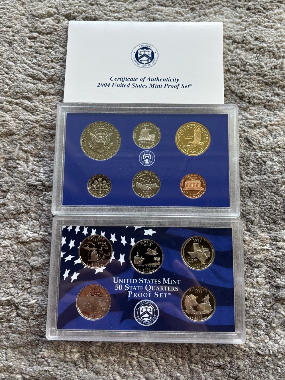 2004 US Mint Proof Set Coins - Picture 3 of 4